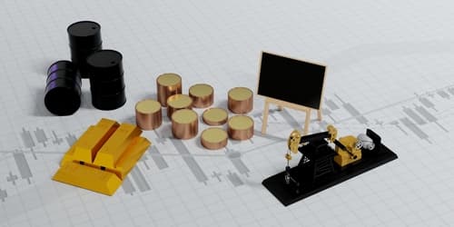 الذهب يحقق مكاسب والنفط يتراجع بفعل معطيات السوق